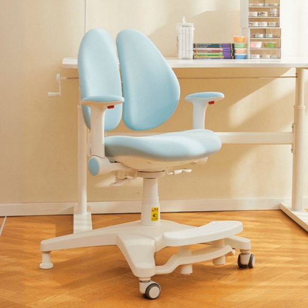 "Kids Chair with Adjustable Height, Upholstered Chair(s), Arms, Lockable Casters"