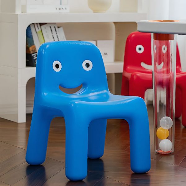 "Modern Solid Color Plastic Stackable Ergonomic Kids Chair for Kids"