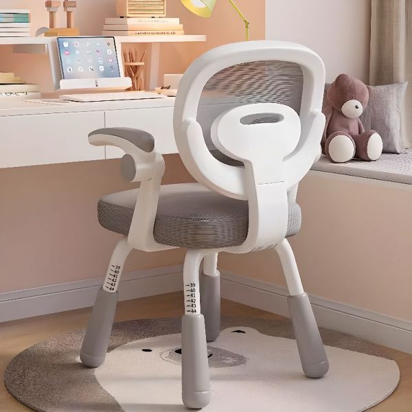 "Ergonomic Kids Chair with Arms, Adjustable Height Upholstered Chair(s)"